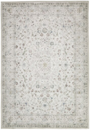 Concept Looms Liberty LIB201 Cream Washable Non-Slip Velvet-Feel Rug, 300cm x 200cm