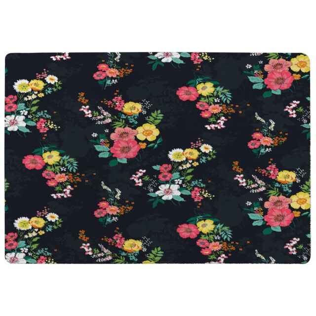 Floral Pattern Designer Rug Multi