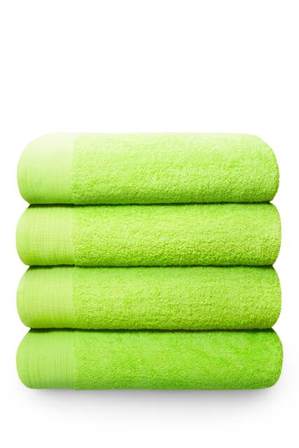Chatsworth 600gsm Pure Cotton Towels Soft & Absorbent Green Lime 1