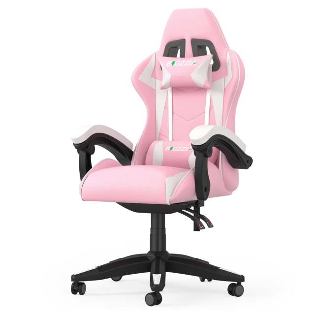Rattantree Reclining PU Leather Gaming Chair With Lumbar Support
