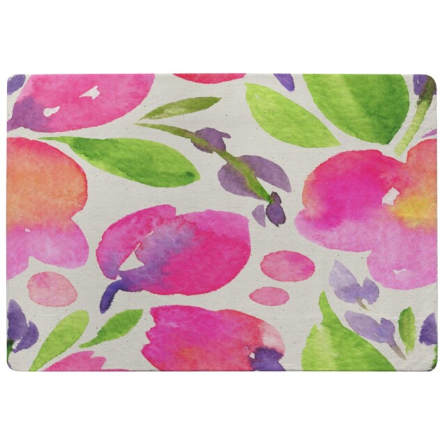 Botanical Background Designer Rug Multi