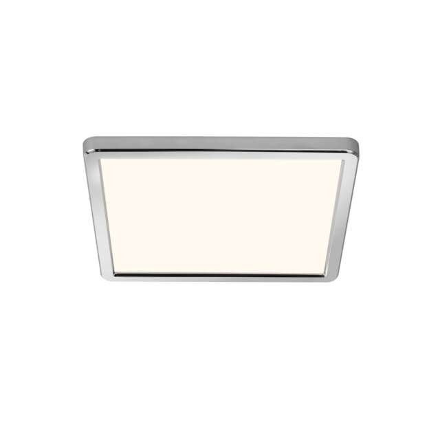 Nordlux Oja Indoor Ceiling Light Silver Plastic Intergrated LED 3-Level Dimming - Mains Powered, IP54