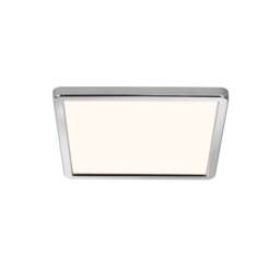 Nordlux Oja Indoor Ceiling Light Silver Plastic Intergrated LED 3-Level Dimming - Mains Powered, IP54