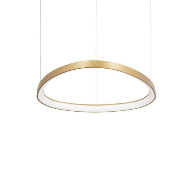 Gemini 61cm LED Integrated LED Pendant Ceiling Light Brass 2700K