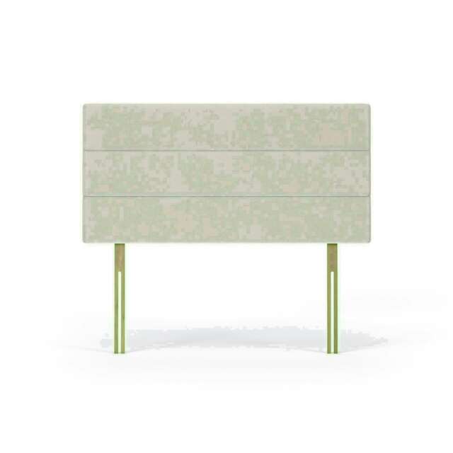 Milan Cream Naples Velvet Headboard Single Multi