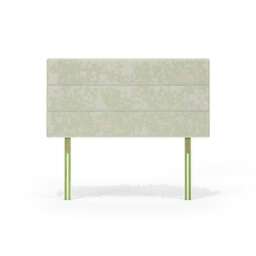 Milan Cream Naples Velvet Headboard Single Multi