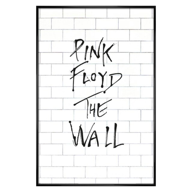 Gloss Black Framed Pink Floyd The Wall Album Maxi Poster Multi