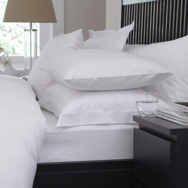 Martex Percale Oxford Pillowcase White White