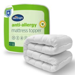 Silentnight Premium Anti-allergy Mattress Topper White 1
