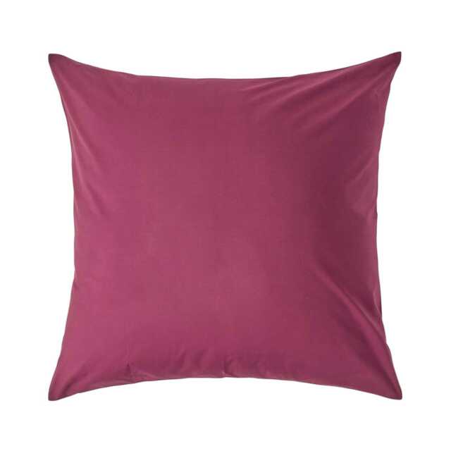 Homescapes Plum European Size Egyptian Cotton Pillowcase 200 TC - 80 x 80 cm