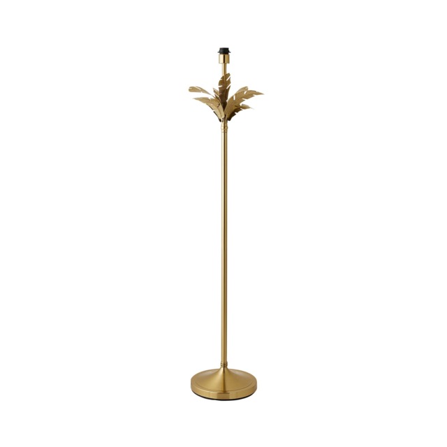 ValueLights Christina Gold Palm Leaf Floor Lamp Base Only