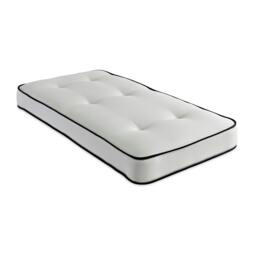 Damask EasyClean Double Life Dual Sided Tufted Mattress White Single