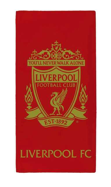 Liverpool FC Red & Gold Towel 70x140cm