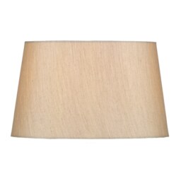 Gustav Silver Faux Silk Tapered Drum Shade 30cm