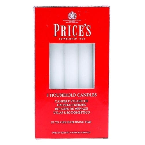 Prices Household Candles Pack of 5