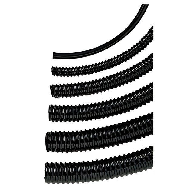 Ribbed Tubing Hose for Water Features and Fountains 1m