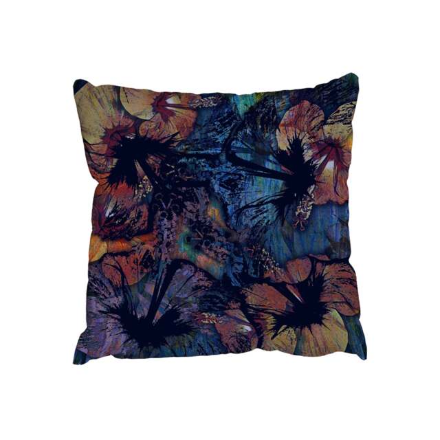 Decorative dark floral motif (Outdoor Cushion)