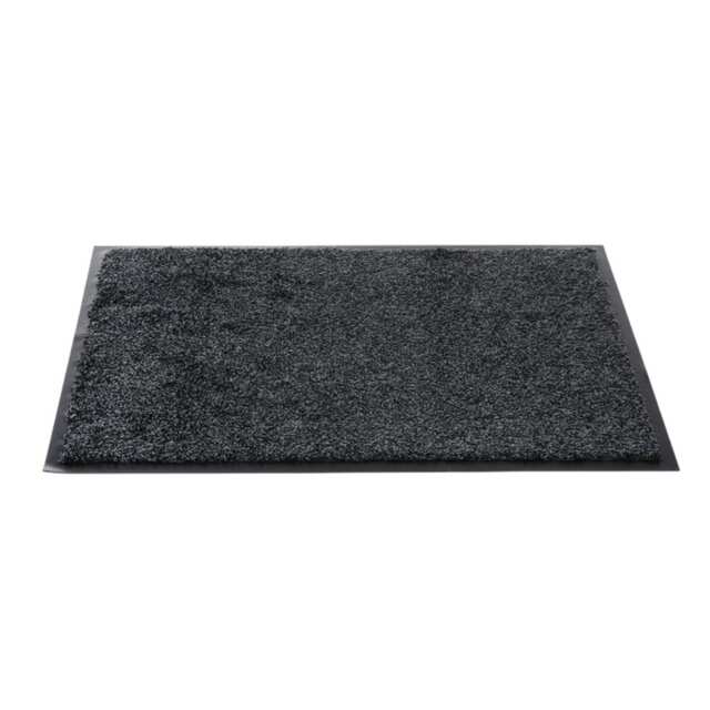 Sentry Barrington Cotton Washable Mat 24 x 36'' Charcoal - One Colour - One Size