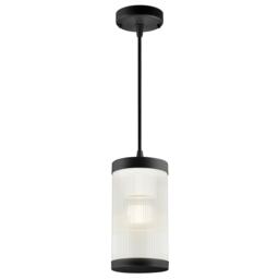 Nordlux Coupar Outdoor Pendant Light Black Plastic E27 Weatherproof - Mains Powered, IP33 Black