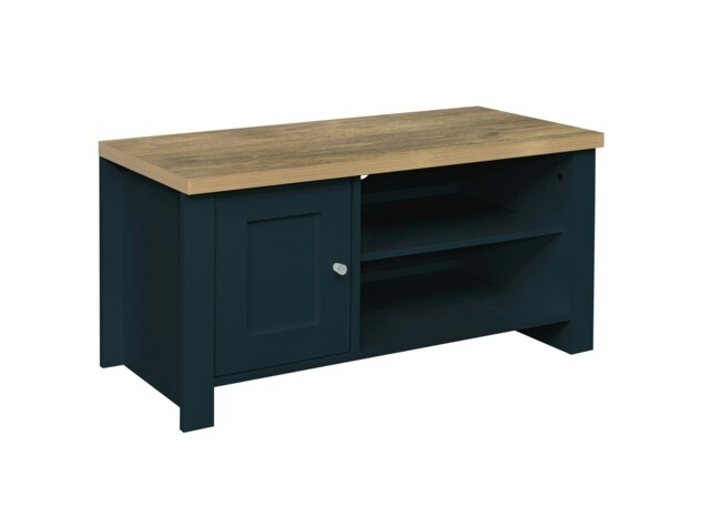 Highgate Small TV Unit Navy Oak