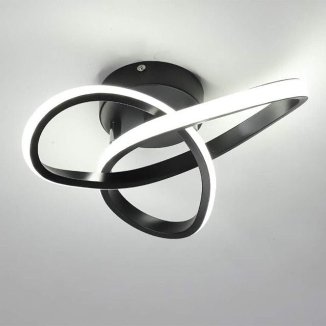 Modern LED Ceiling Light Ceiling Lamp Black