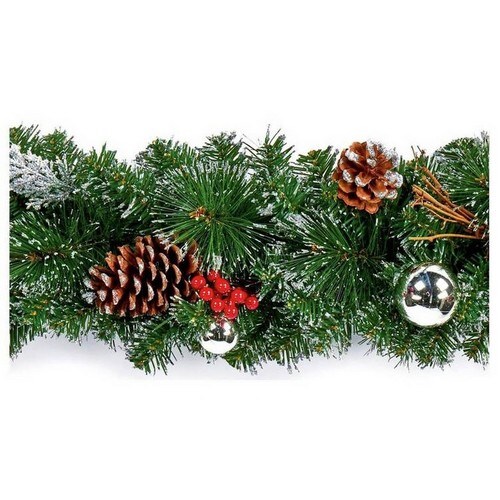 Premier Christmas Dressed Garland Silver Silver 1