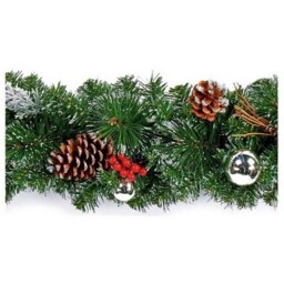 Premier Christmas Dressed Garland Silver Silver 1