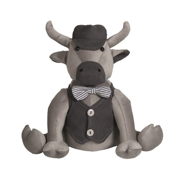 Straits Bull Grey Door Stop