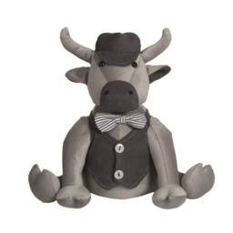 Straits Bull Grey Door Stop