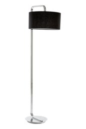 Orsina Leyna Chrome Base Floor Lamp