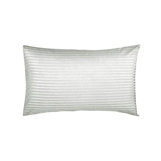 Belledorm 540 Thread Count Satin Stripe Housewife Pillowcases (Pair) - Ivory - One Size