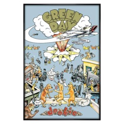 Gloss Black Framed Green Day (Dookie) Maxi Poster Framed Poster