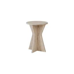 Decortie Lisa Round Side Table 40x52cm Travertine