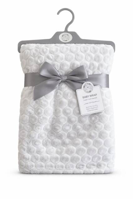 Super Soft Baby Wrap Blanket Cozy Newborn Swaddle Shawl (75x100cm)