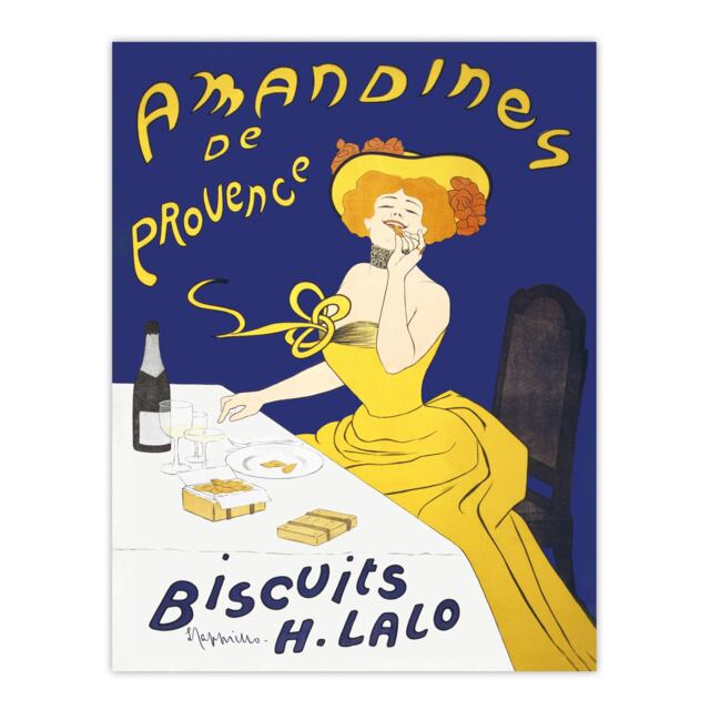 "Almond Biscuits Vintage Advert Vintage Wall Art Print Cappiello 24x32"""