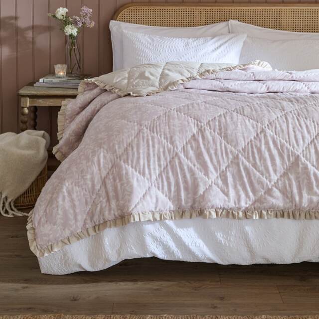 Wylder Amelia Cotton Floral Quilted Bedspread