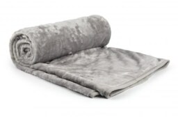 "Nordic Collection Super Cosy Fleece Blanket in Silver (60"" x 80"")"
