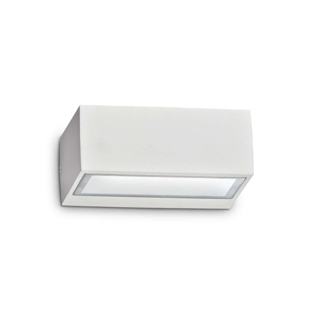 Outdoor Twin Up Down Wall Light White IP44, G9