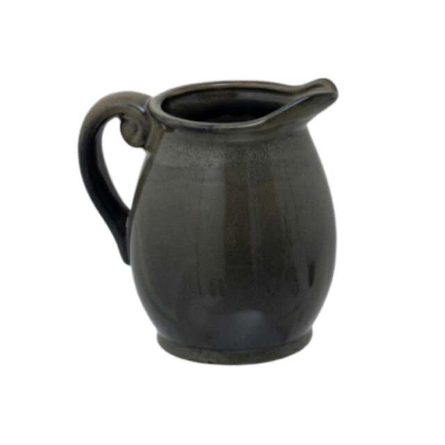Hill Interiors Olpe Vase - Olive - 22cm x 15cm x 16cm