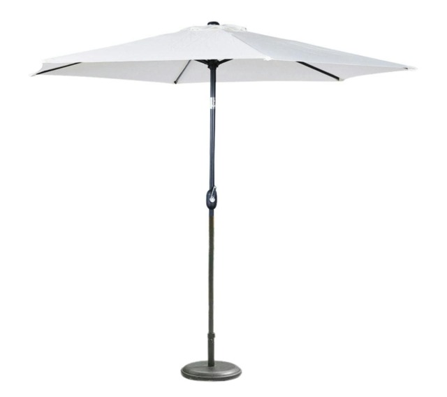 Giardino 2.7m Round Garden Parasol Cream Cream