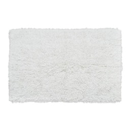 Tumble Twist Cotton Large Bath Mat - 55 x 90cm White White