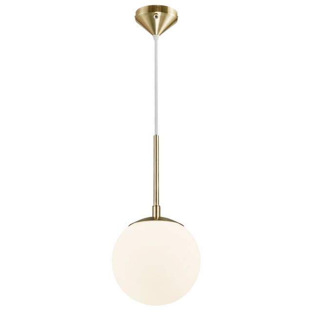 Nordlux Grant Indoor Pendant Light Brass Glass E14 Hand Blown Glass - Mains Powered, IP20 Gold