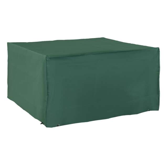 Outsunny 135x135x75cm UV Rain Protective Cover For Garden Patio Wicker Rattan Green green
