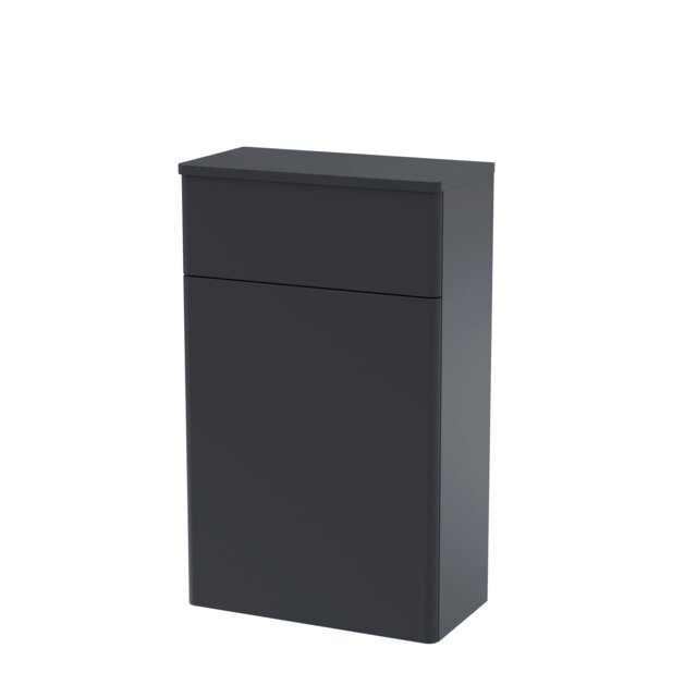 Balterley Classic Traditional Bathroom Floor Standing Concealed Cistern WC Toilet Unit Grey Satin Soft Black 1