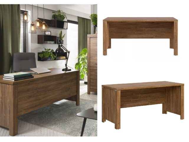 Gent Computer Desk Home Office - Oak 1600x760mm