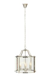 Orsina 6 Bulb Chrome Pendant Light