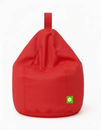 Bean Lazy Red Cotton Bean Bag Child Size