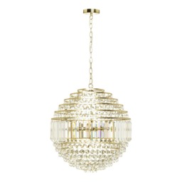 BHS Paladina Large Ball Ceiling Pendant Gold Brass 1
