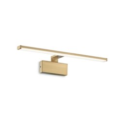 Alma Integrated LED Picture Wall Lamp 1 Light Brass Satin 3000K
