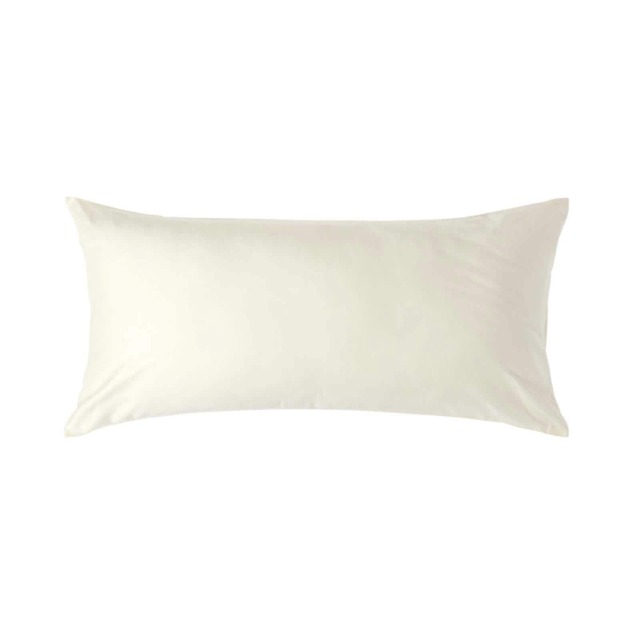 Homescapes Cream European Size Egyptian Cotton Pillowcase 1000 TC - 40 x 80 cm